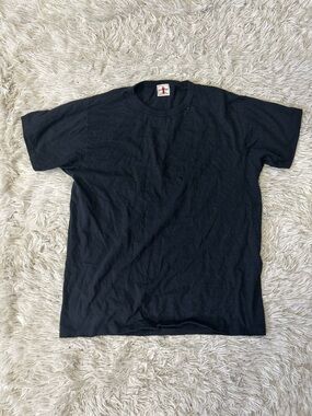 Samurai Cotton Black Basic Tee Shirt